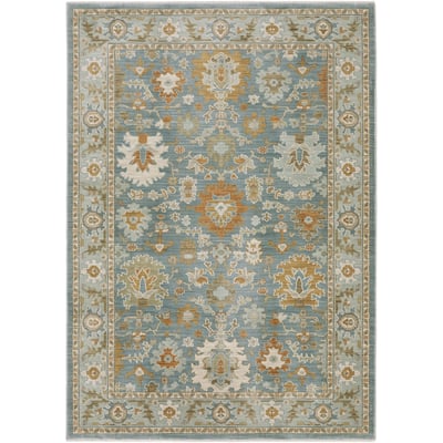 Maeve MAE02 Blue/Rust Area Rug