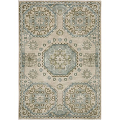 Maeve MAE03 Beige/Blue Area Rug