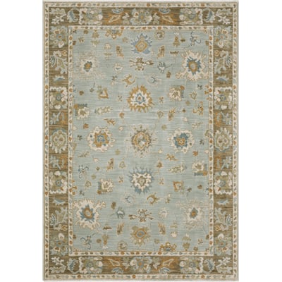 Maeve MAE06 Blue/Rust Area Rug