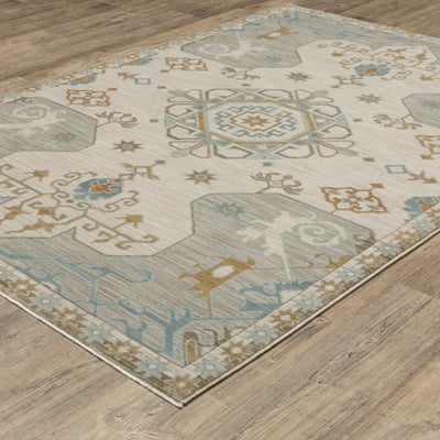 Maeve MAE09 Beige/Grey Area Rug