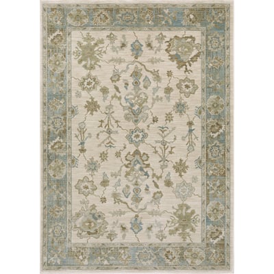 Maeve MAE10 Beige/Blue Area Rug