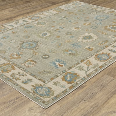 Maeve MAE11 Grey/Blue Area Rug