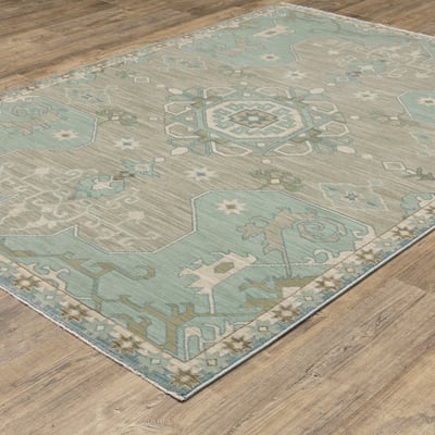 Maeve MAE12 Grey/Blue Area Rug