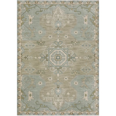 Maeve MAE12 Grey/Blue Area Rug