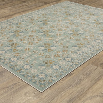 Maeve MAE14 Blue/Grey Area Rug