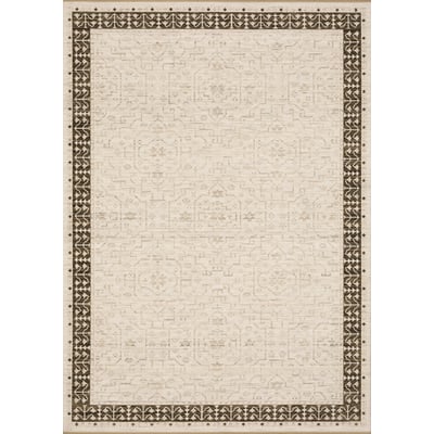Acacia ACA02 Beige/Brown Wool Area Rug