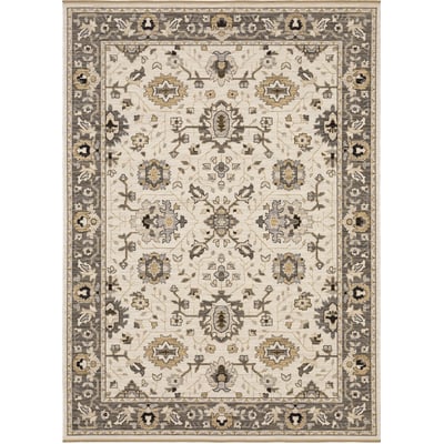 Acacia ACA06 Beige/Grey Wool Area Rug