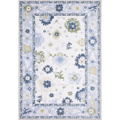 Addison ADD05 Blue/Green Printed Area Rug