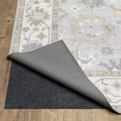 Addison ADD06 Blue/Green Machine-Washable Printed Area Rug
