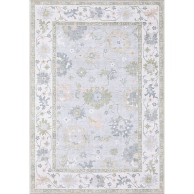 Addison ADD06 Blue/Green Printed Area Rug