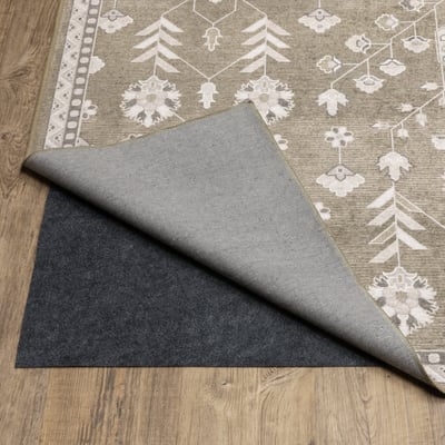 Addison ADD07 Brown/Ivory Machine-Washable Printed Area Rug