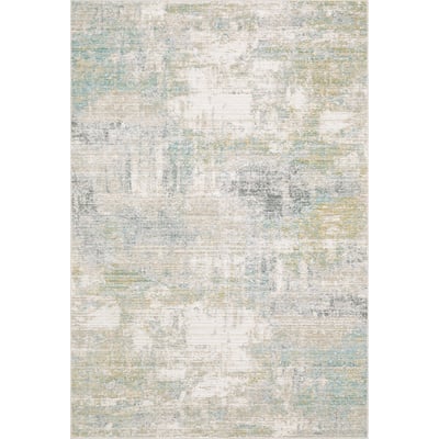 Cavett CAV01 Ivory/Green Area Rug