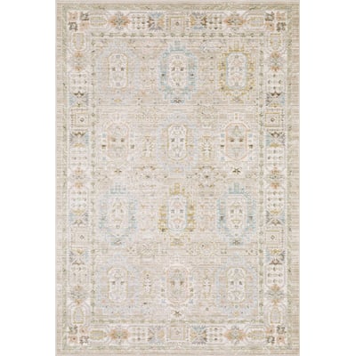 Cavett CAV04 Beige/Blue Area Rug