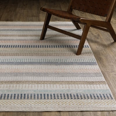 Cavett CAV08 Ivory Area Rug