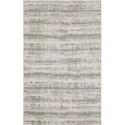 Clarke CLA02 Beige/Green Wool Handmade Area Rug