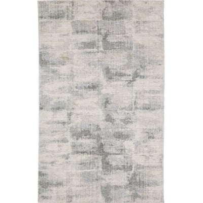 Clarke CLA05 Beige/Grey Wool Handmade Area Rug