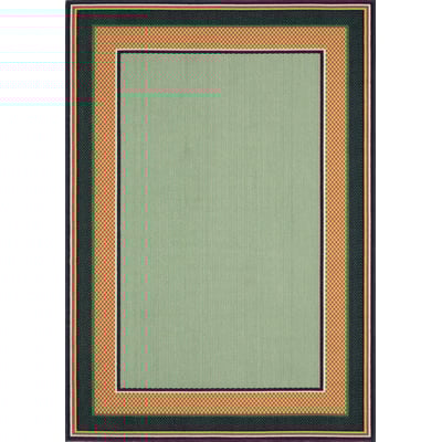 Havana HAV03 Green/Navy Outdoor Area Rug