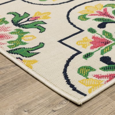Havana HAV04 Ivory Outdoor Area Rug