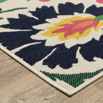 Havana HAV10 Ivory Outdoor Area Rug