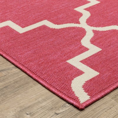 Havana HAV11 Pink/Ivory Outdoor Area Rug