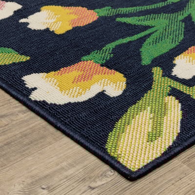 Havana HAV12 Navy Outdoor Area Rug