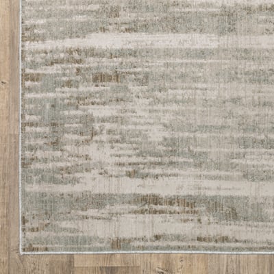 Mallory MAL07 Beige/Blue Area Rug