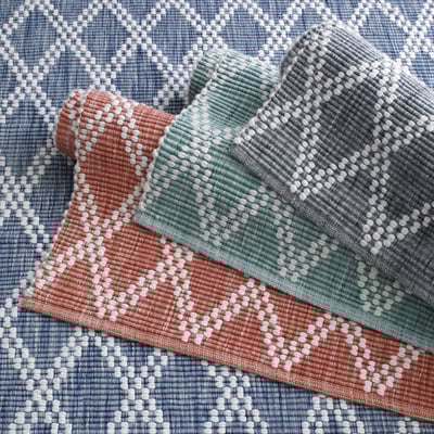 Harlequin 10929 Indigo Handwoven Outdoor Area Rug