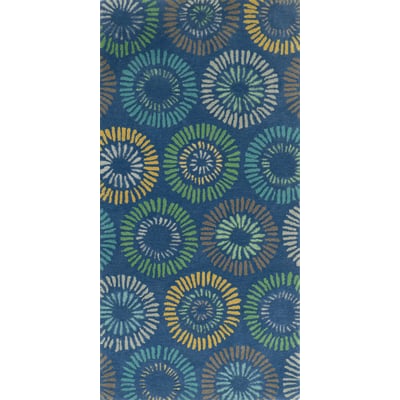 Dandelion 10335 Cobalt Wool Hand-Tufted Area Rug