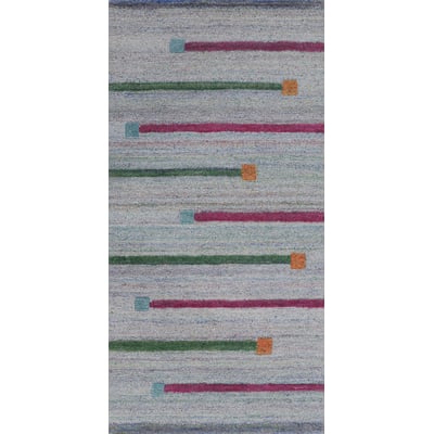 Ainsley 10308 Blue/Pink/Green Hand-Tufted Outdoor Area Rug
