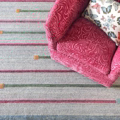 Ainsley 10308 Blue/Pink/Green Hand-Tufted Outdoor Area Rug