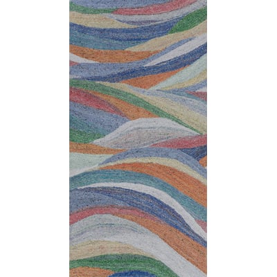 Desertscape 10309 Blue/Red/Orange Hand-Tufted Outdoor Area Rug