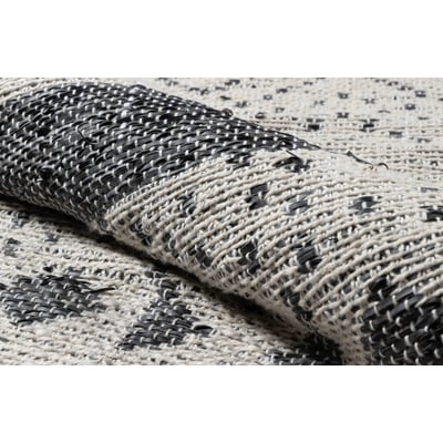 Otto OTT-4 Cream/Black Handwoven Outdoor Area Rug