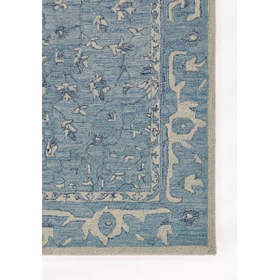Leiden LEI-50 Blue Wool Hand-Tufted Area Rug