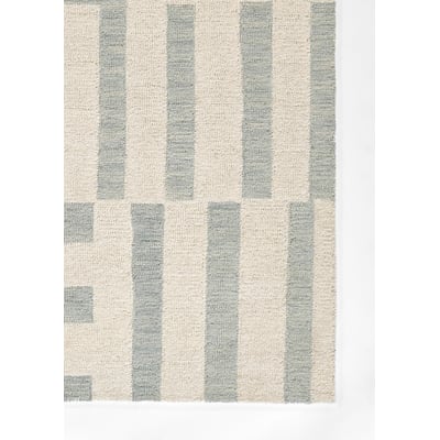 Archer ARC-8 Blue Wool Hand-Tufted Area Rug