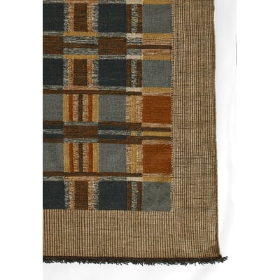 Adobe ADO-3 Blue Wool/Jute Handwoven Area Rug