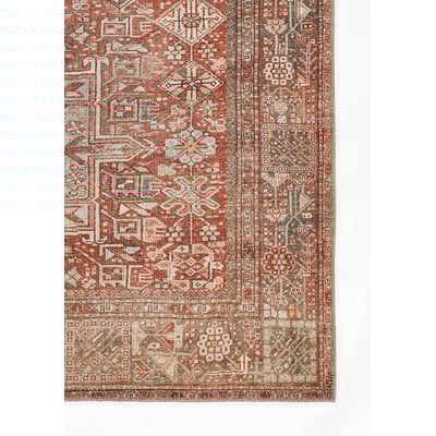 Ariana ARI-2 Red Machine-Washable Area Rug
