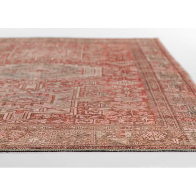 Ariana ARI-2 Red Machine-Washable Area Rug