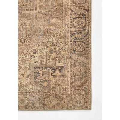 Ariana ARI-3 Brown Machine-Washable Area Rug