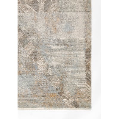 Samira SAM-1 Blue Machine-Washable Area Rug