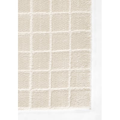 Taylor TAY-1 Ivory Machine-Washable Area Rug