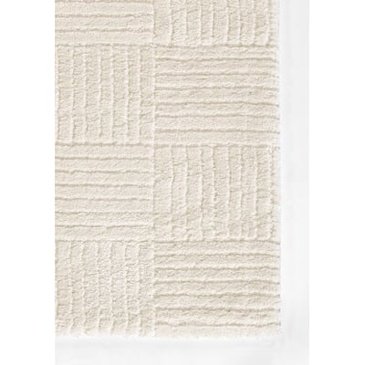 Taylor TAY-2 Ivory Machine-Washable Area Rug