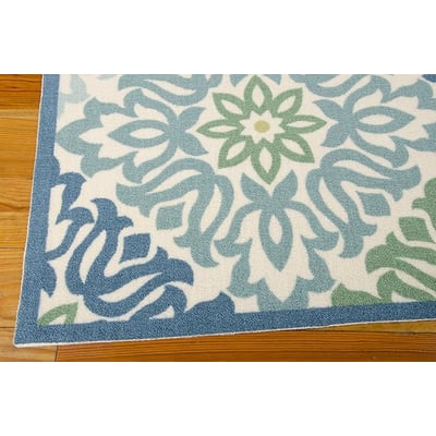 Sun and Shade SND-23 Blue Outdoor Area Rug