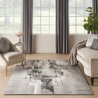 Twilight TWI-30 Grey/Ivory/Black Wool Area Rug