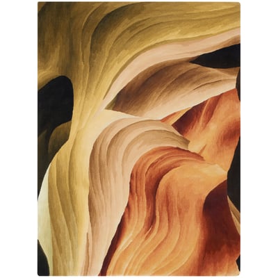 Prismatic PRS-38 Black/Gold Wool Hand-Tufted Area Rug