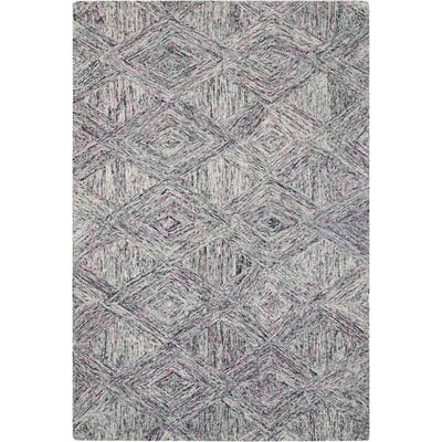 Interlock Wool Handmade Area Rug