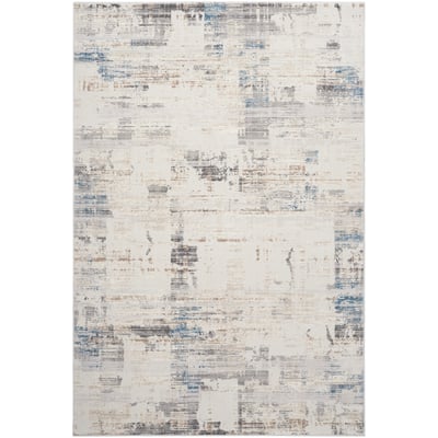 Infinity IFN-06 Ivory/Grey/Blue Area Rug