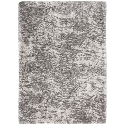 Dreamy Shag DRS-04 Charcoal Grey Area Rug