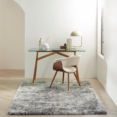 Dreamy Shag DRS-04 Charcoal Grey Area Rug