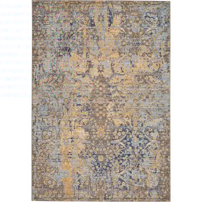 Majestic MST-01 Beige/Blue Wool Area Rug