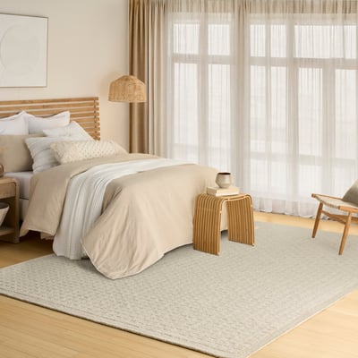 Pure Grids PGR-01 Wool Hand-Tufted Area Rug